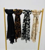 Écharpe Douce à motifs léopard – Chaleur & élégance