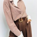 Chemise Rayée Fluide