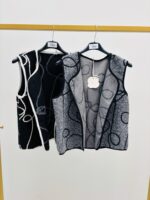 Gilet Fantaisie Effet Laine bouillie – Made in Italy – Image 2