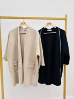 Gilet chic 50 % viscose – Coupe kimono élégante – Image 2