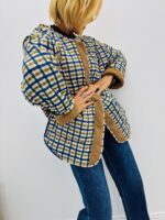 Veste Réversible Velours & Carreaux – 2 styles en 1 – Image 5