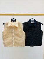 Top Sans Manches à Sequins – Marque VOGUE – Élégance Lumière & Style Couture – Image 2