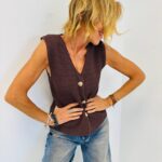 Gilet Sans Manches boutonné