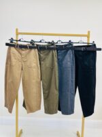 Pantalon Coupe barrel avec ceinture – allure décontractée chic – Image 2