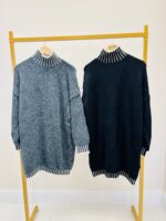 Robe Pull Col Montant – Douce, Chaude & Ultra Confort – Image 2