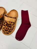 Chaussettes Unies en Maille douce – L’essentiel chaud et confortable