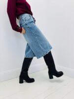 Bermuda en Jean Délavé – Esprit casual chic – Image 3