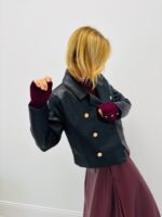 Veste en Simili Cuir double boutonnage – Marque ANGE – Image 3