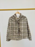 Chemise à Carreaux Col Victorien – Élégance Romantique & Style Moderne – Image 2