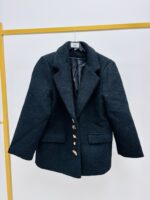 Manteau Structuré à boutons dorés – Image 2