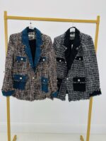 Veste en Tweed fantaisie – 100% coton – Image 2