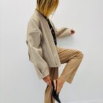 Veste Zippée en laine mélangée – Scarlet Roos