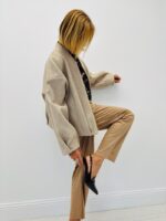 Veste Zippée en laine mélangée – Scarlet Roos