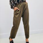 Pantalon en Suédine – Made in Italy