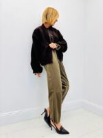 Veste Zippée en laine mélangée – Scarlet Roos – Image 3