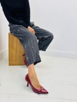 Pantalon à Rayures et motifs fleuris – Marque Les Impatientes – Image 4