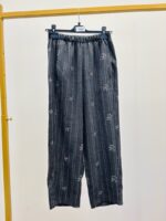 Pantalon à Rayures et motifs fleuris – Marque Les Impatientes – Image 2