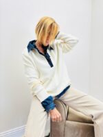 Polo en Maille col denim – Image 4