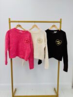 Pull Détail Cœur Brodé – Image 2