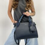 Sac à Main Structuré avec Foulard noué