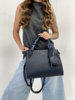 Sac à Main Structuré avec Foulard noué