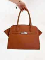 Sac Cabas Structuré avec Fermoir métal – Image 4