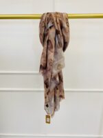 Écharpe Imprimée Cœurs Aquarelle