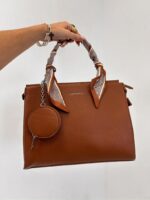 Sac à Main Structuré avec Foulard noué – Image 3