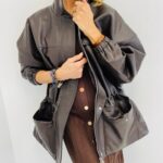 BLOUSON STYLE VESTE EN SIMILI