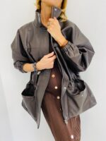 BLOUSON STYLE VESTE EN SIMILI